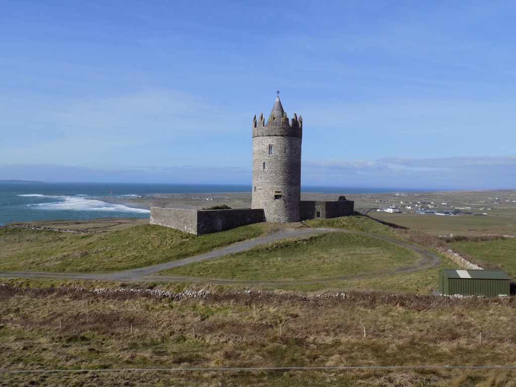 Castle Doonagorn, overlooking Doolin. Alas never to be ours.