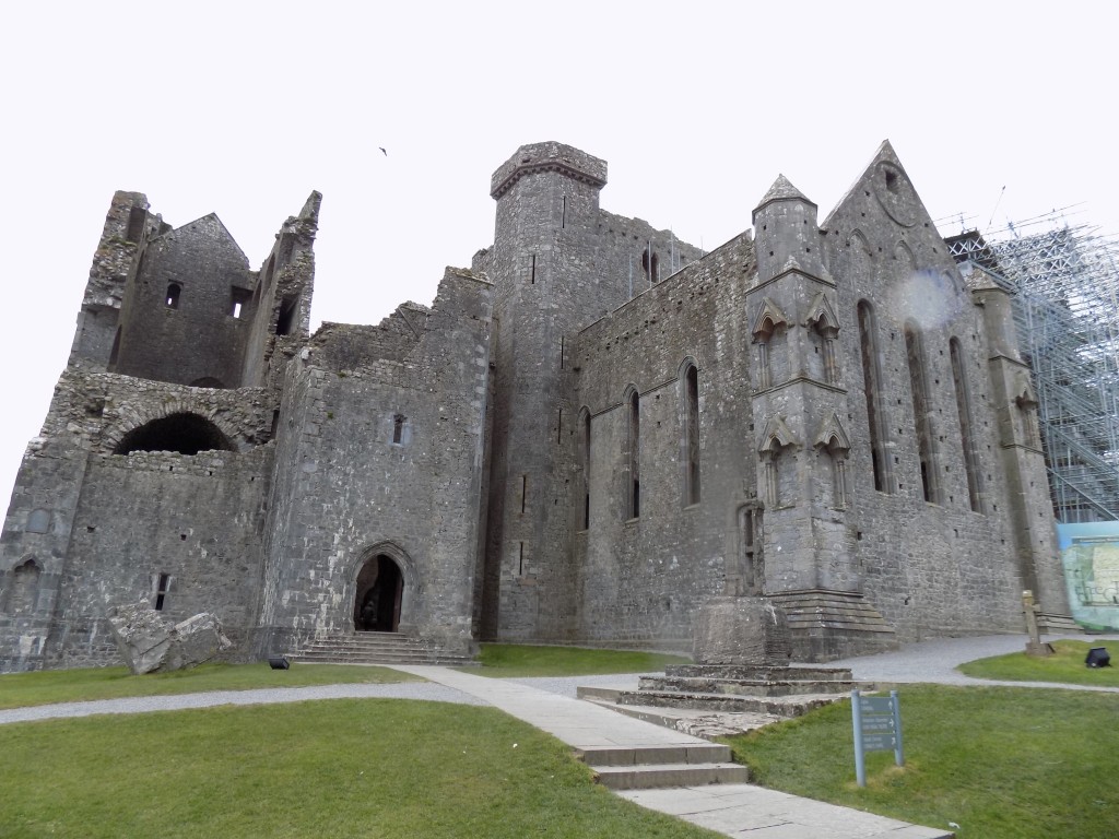 Outside the extensive ruins of the Rock of Cashel.